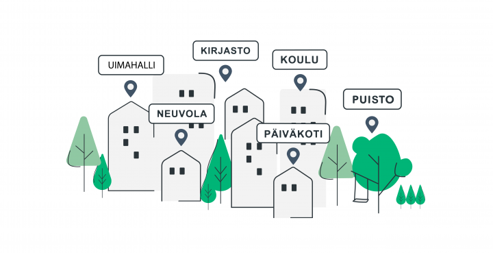 plaveluja kaupungissa